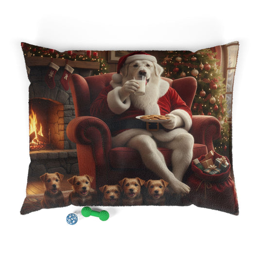 Milk and Cookies with Santa Pet Bed