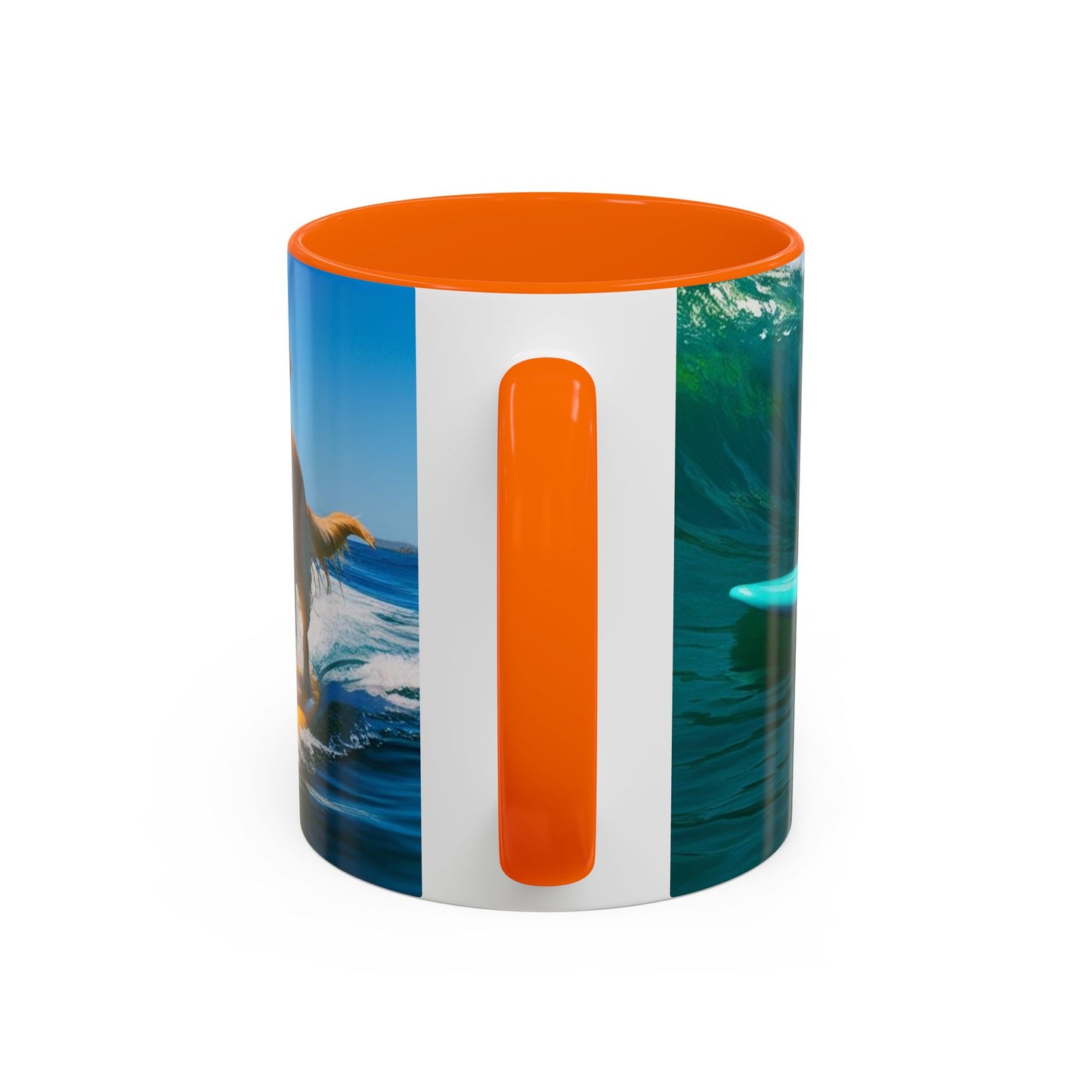 Mug à café Surf Dogs Accent - Cadeau idéal pour les amoureux des chiens
