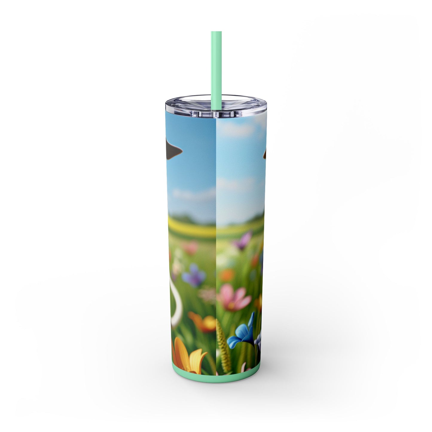 Whippet Skinny Tumbler with Straw, 20oz