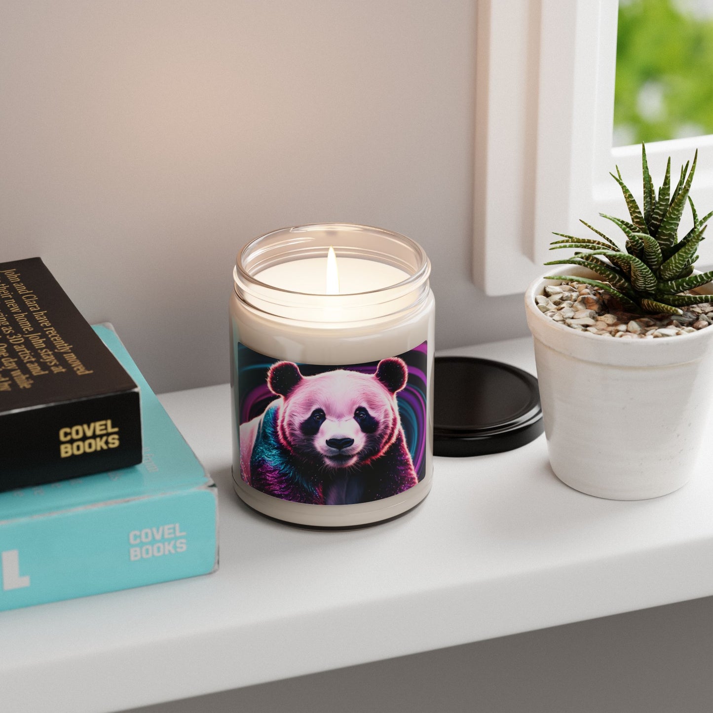 Psychedelic Panda- Scented Soy Candle, 9oz