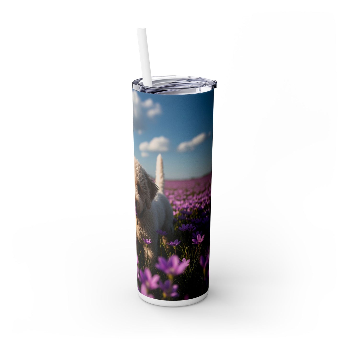 Lagotto Romagnolo Tumbler with Straw, 20oz