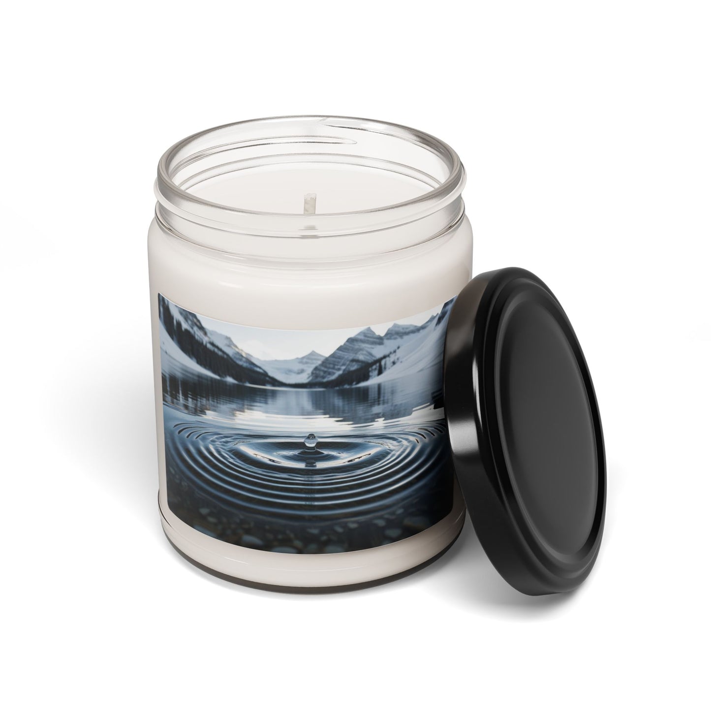 Ripple in a Snowy Mountain Lake- Scented Soy Candle, 9oz