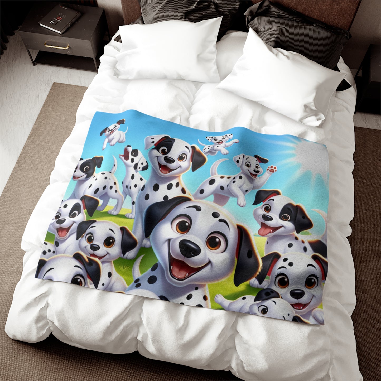 Dalmatian Sweatshirt Blanket