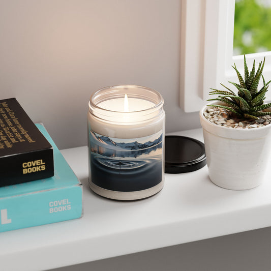 Ripple in a Snowy Mountain Lake- Scented Soy Candle, 9oz