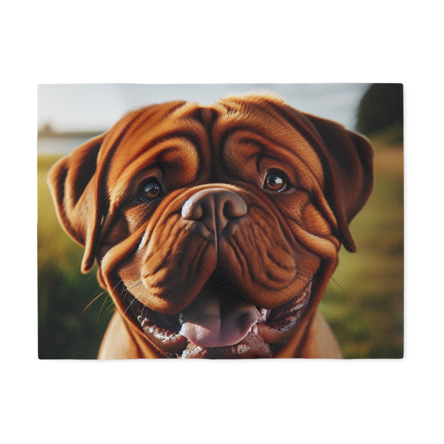 Dogue de Bordeaux Sweatshirt Blanket
