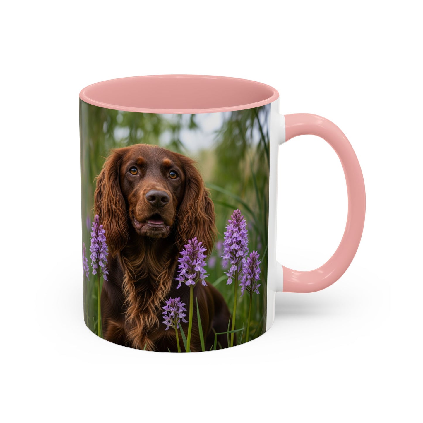 Mug à café à motif épagneul Pont-Audemer - Cadeau idéal pour les amoureux des chiens