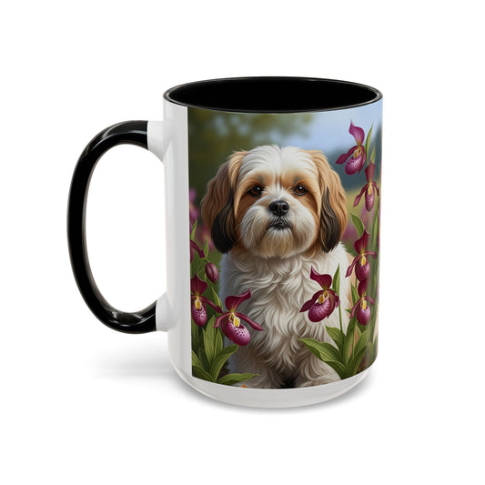 Lhasa Apso Accent Coffee Mug - Perfect Gift for Dog Lovers