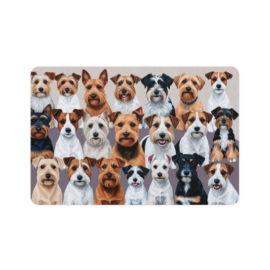 Pet Food Mat (12x18) - Terriers