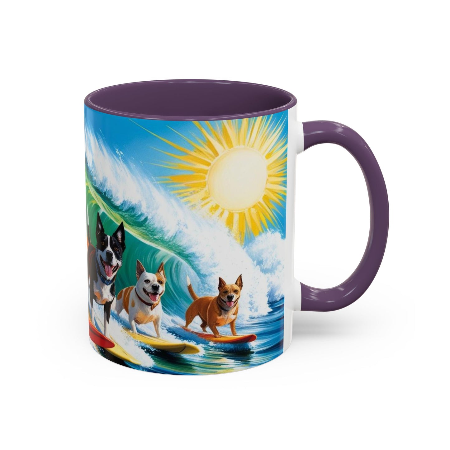 Taza de café con detalles de Surf Dogs: el regalo perfecto para los amantes de los perros