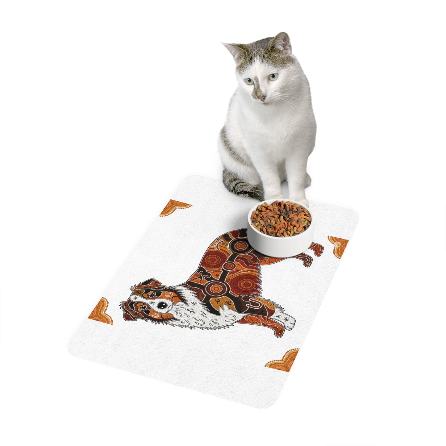 Pet Food Mat (12x18) - Australian Shepherd
