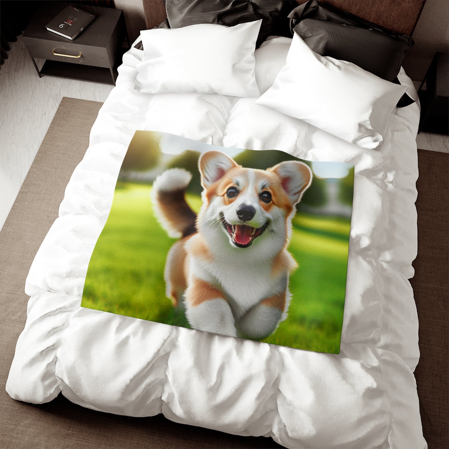 Welsh Corgi Pembroke Sweatshirt Blanket
