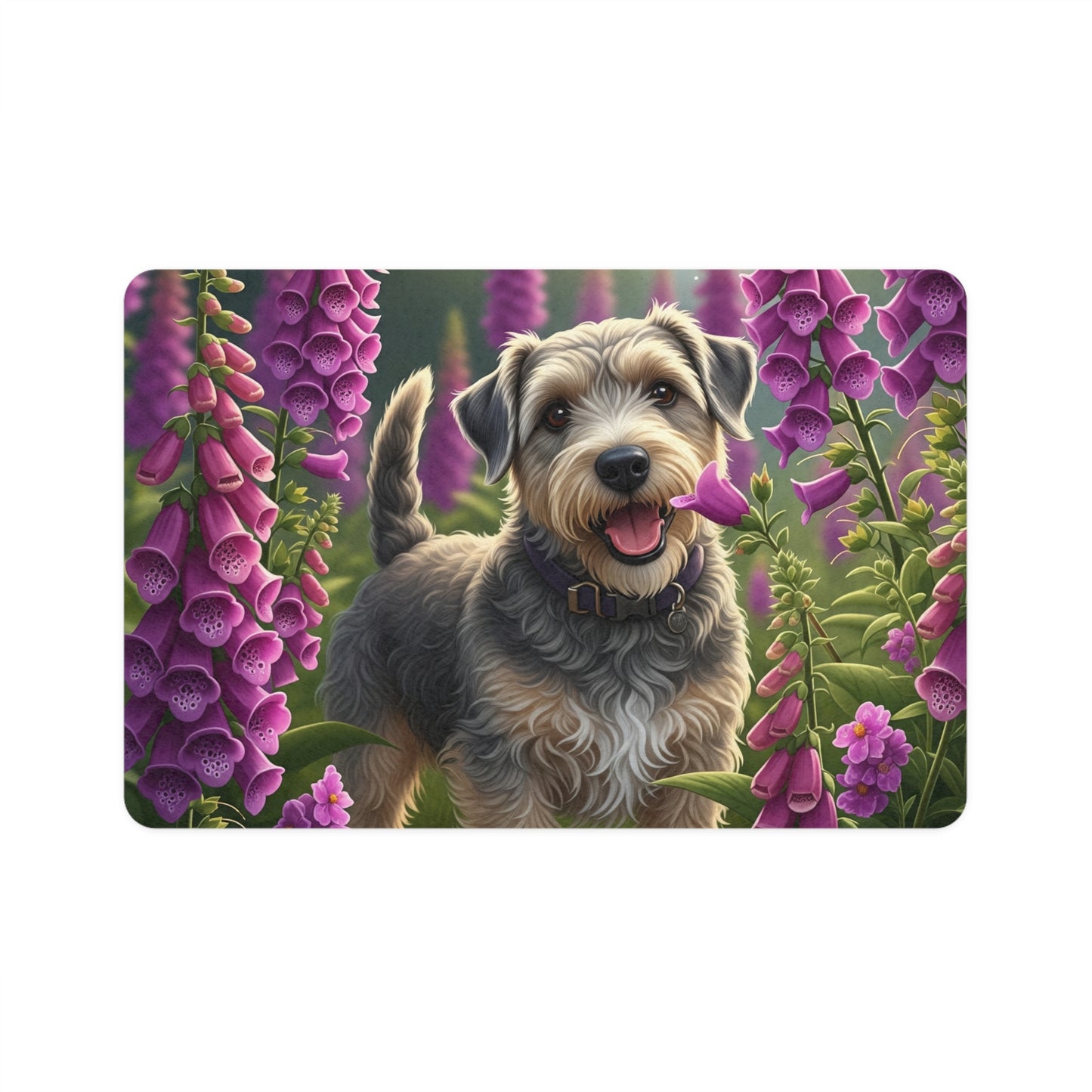 Pet Food Mat (12x18) - Dandie Dinmont Terrier