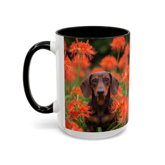 Dachshund Accent Coffee Mug - Perfect Gift for Dog Lovers