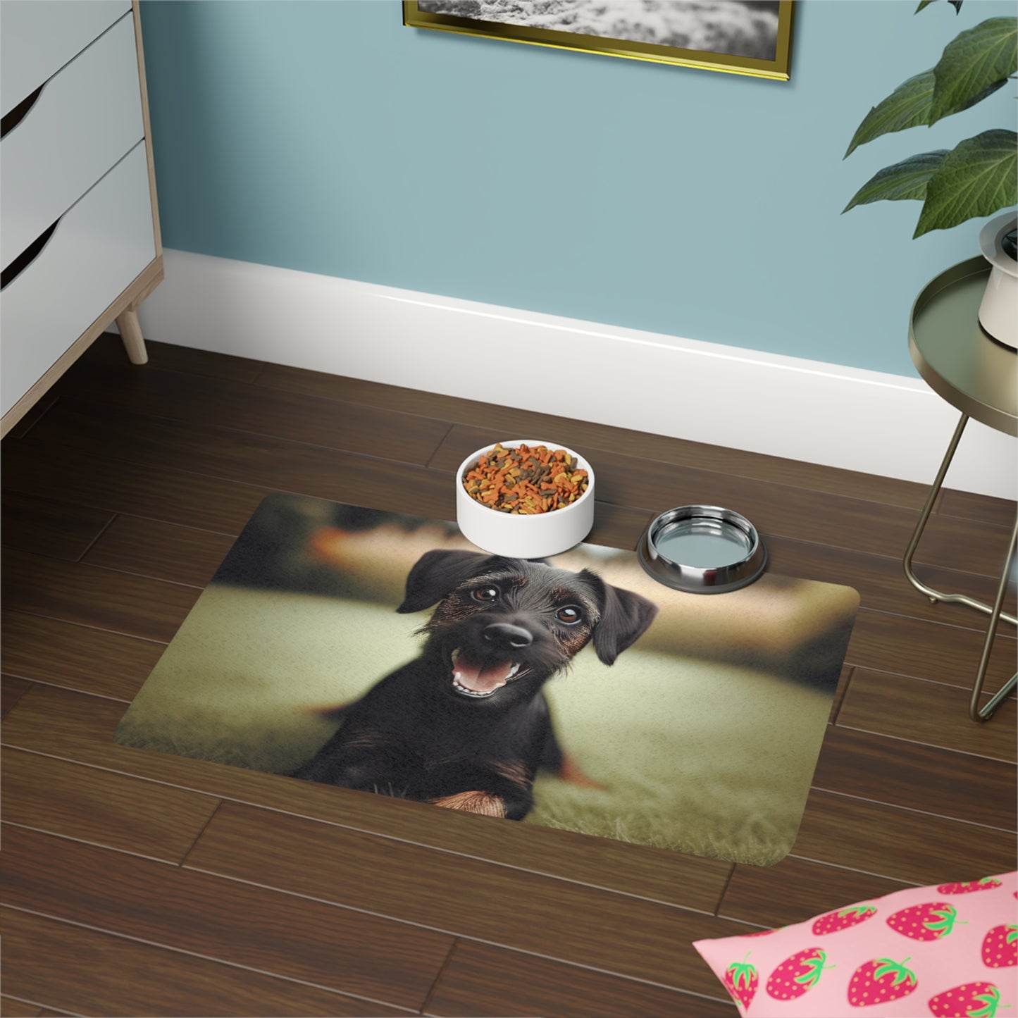 Pet Food Mat (12x18) - German Hunting Terrier