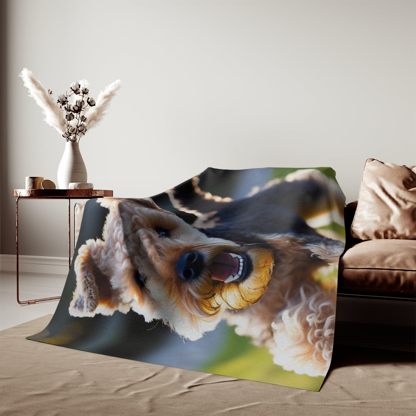 Lakeland Terrier Sweatshirt Blanket