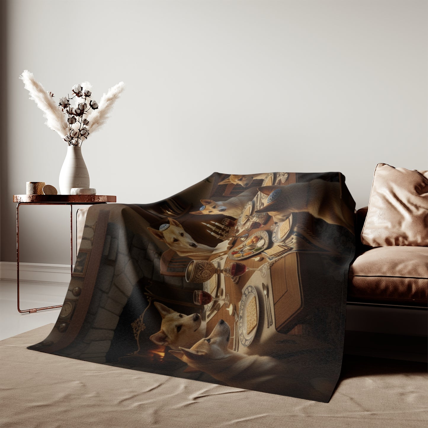 Passover Seder Pet Bed Blanket