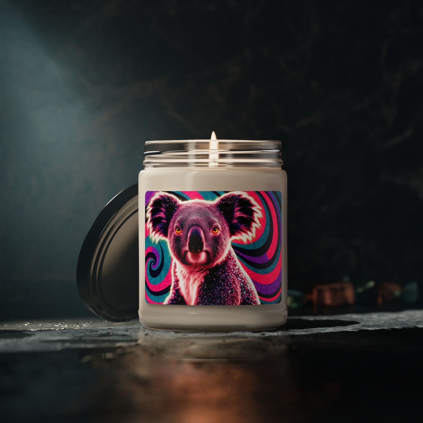 Psychedelic Koala- Scented Soy Candle, 9oz