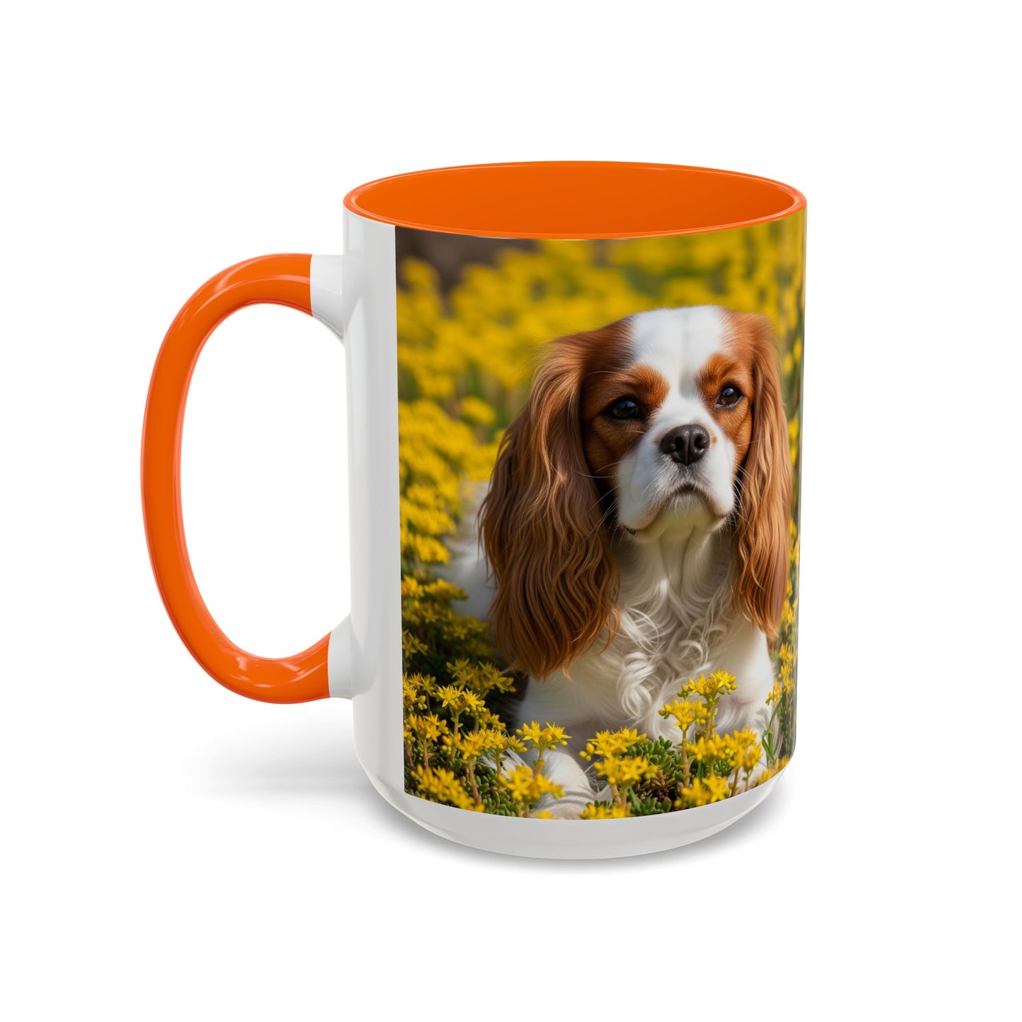 Cavalier King Charles Spaniel Accent Coffee Mug - Perfect Gift for Dog Lovers