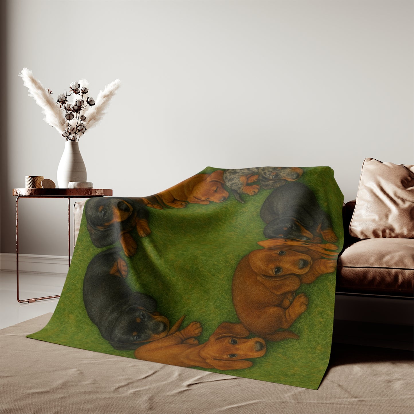 Dachshund puppies Sweatshirt Blanket