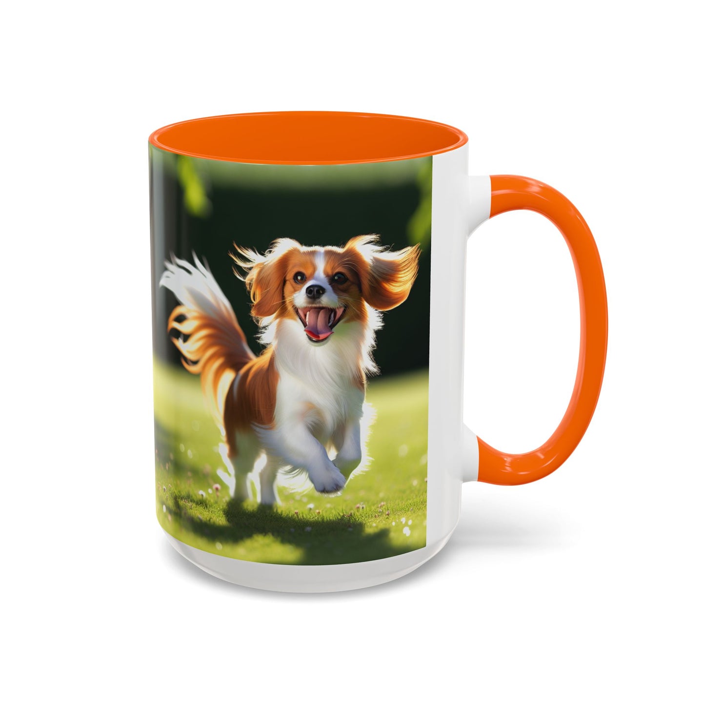 Nederlandse Kooikerhondje Accent Coffee Mug - Cadeau parfait pour les amoureux des chiens