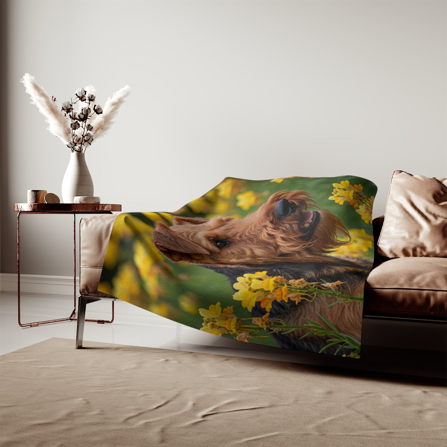 Welsh Terrier Sweatshirt Blanket