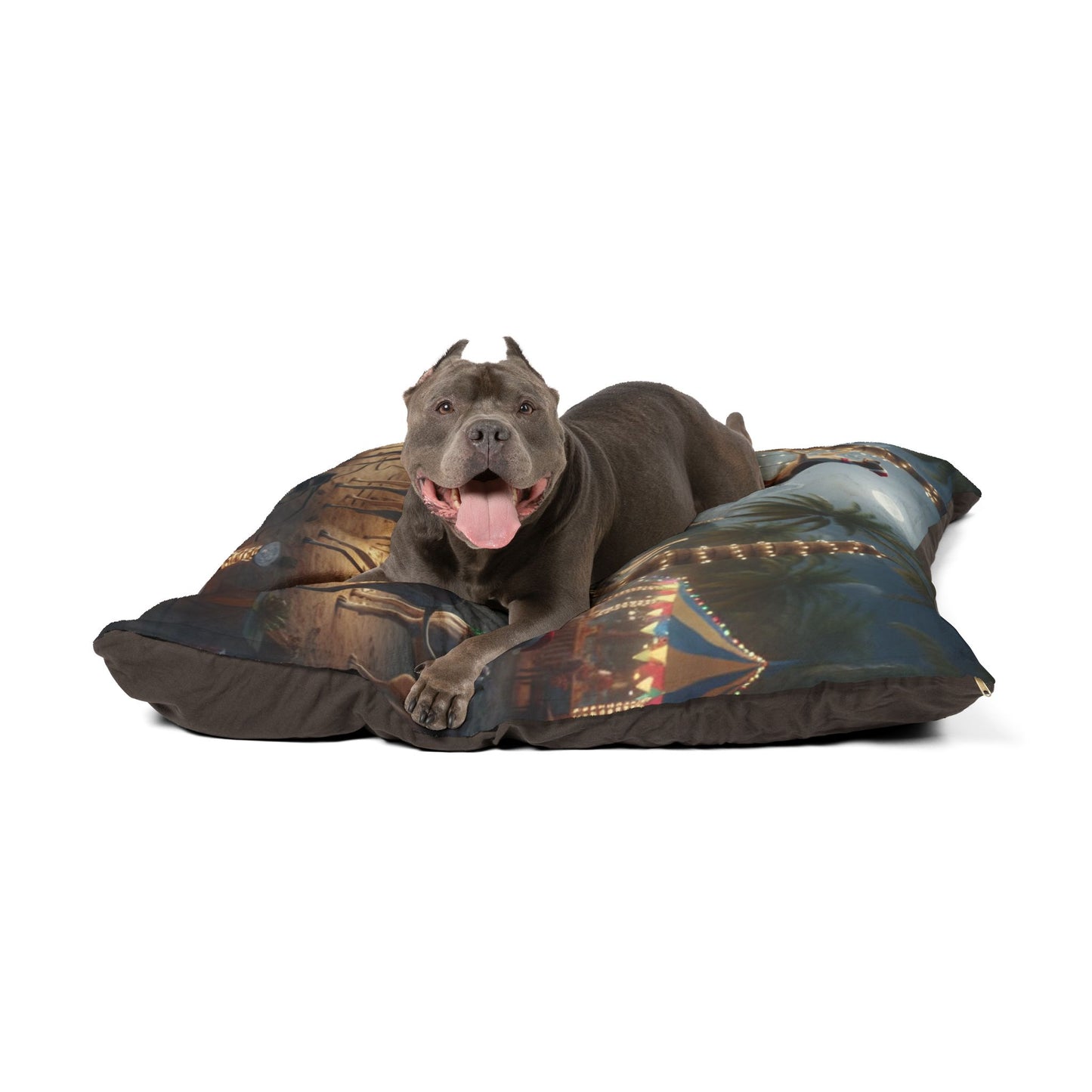 Coastal Holiday Decorating Party Pet Bed