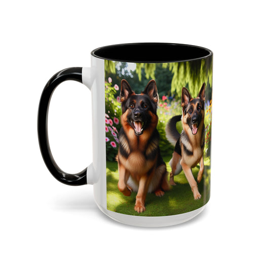German Shepherd Accent Coffee Mug - Perfect Gift for Dog Lovers