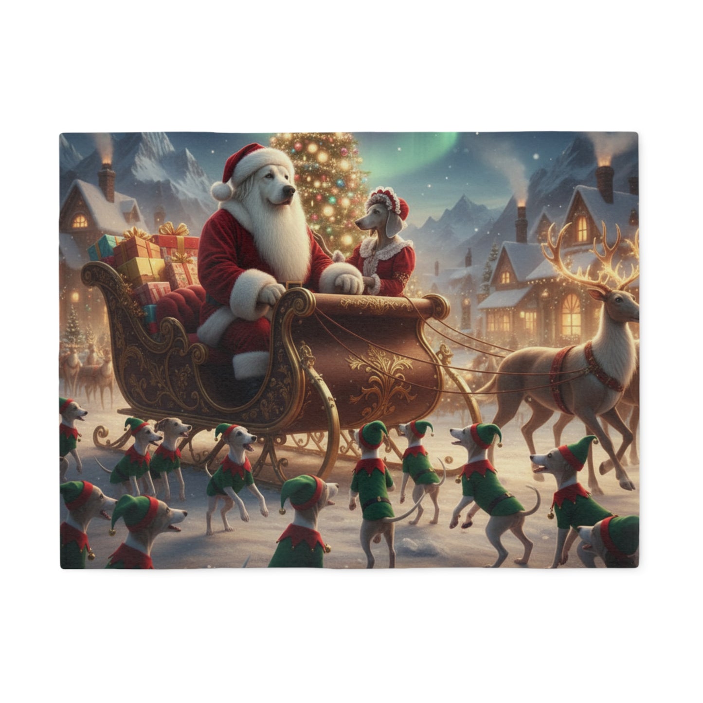 Santa's Sleigh Blanket