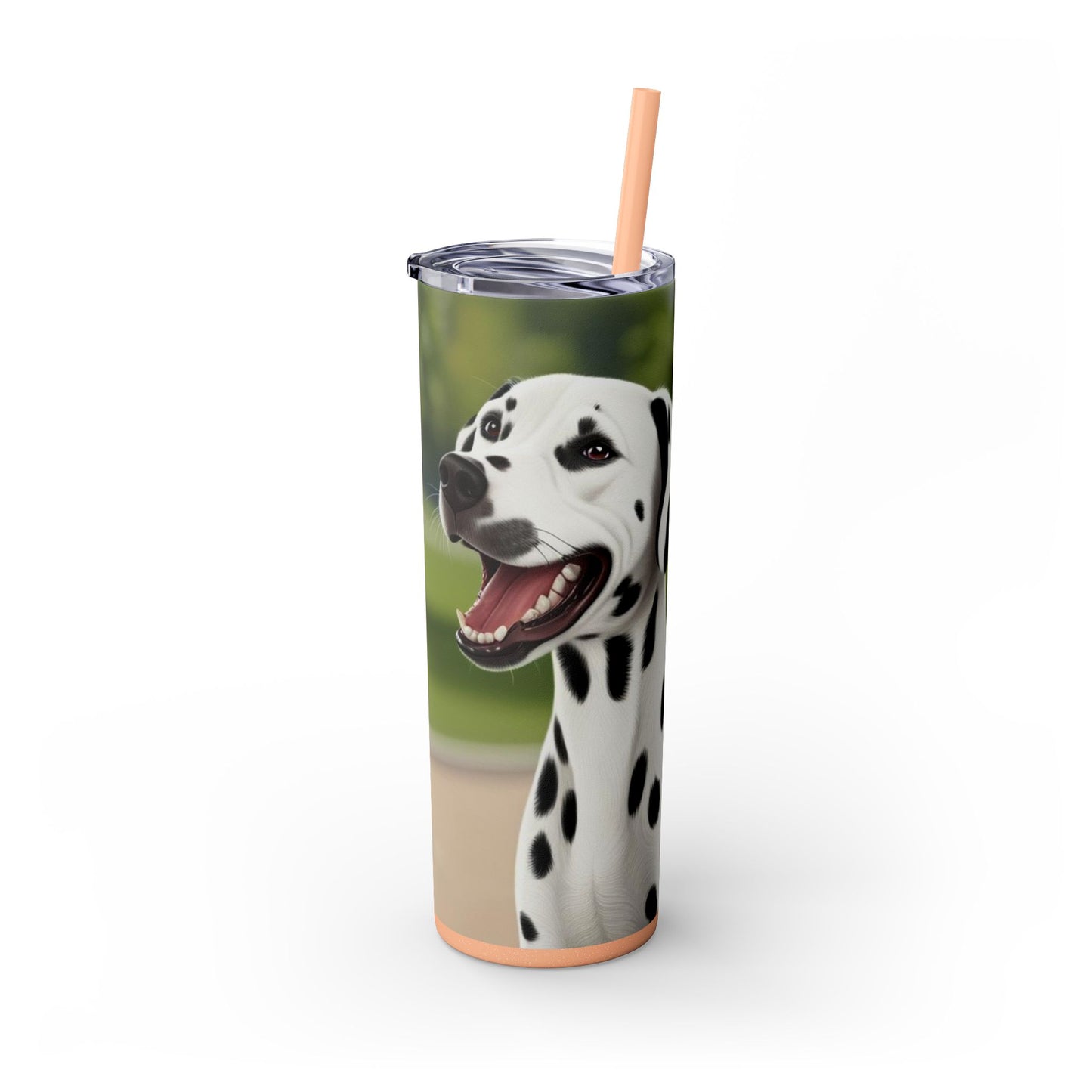 Skinny Tumbler with Straw – 20 oz Stainless Steel Cup