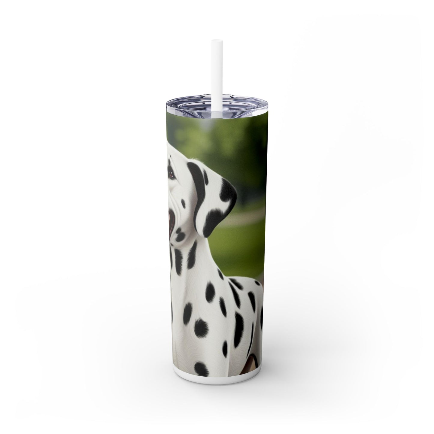 Skinny Tumbler with Straw – 20 oz Stainless Steel Cup