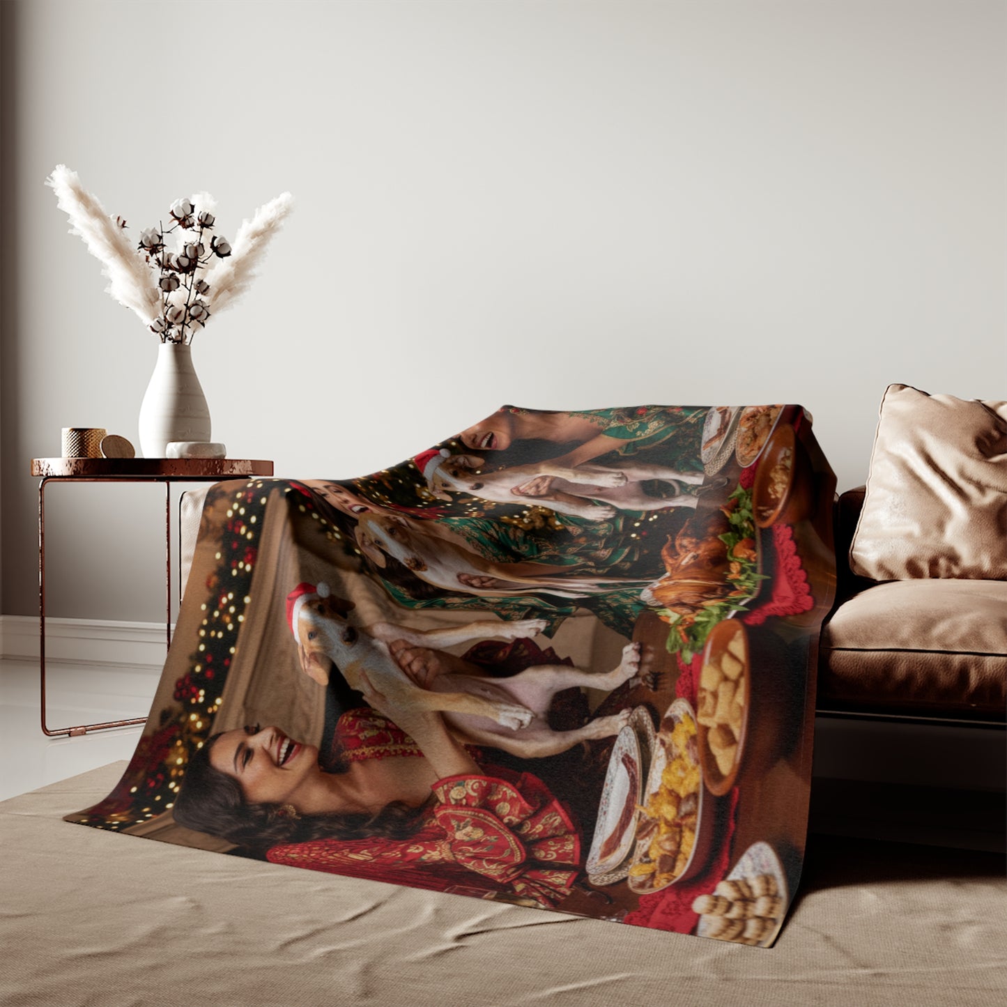 Spanish Holiday Feast Blanket