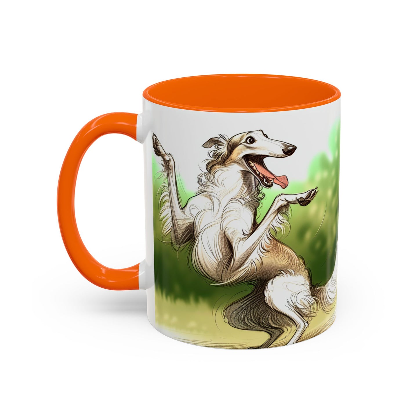 Borzoi Accent Coffee Mug - Perfect Gift for Dog Lovers