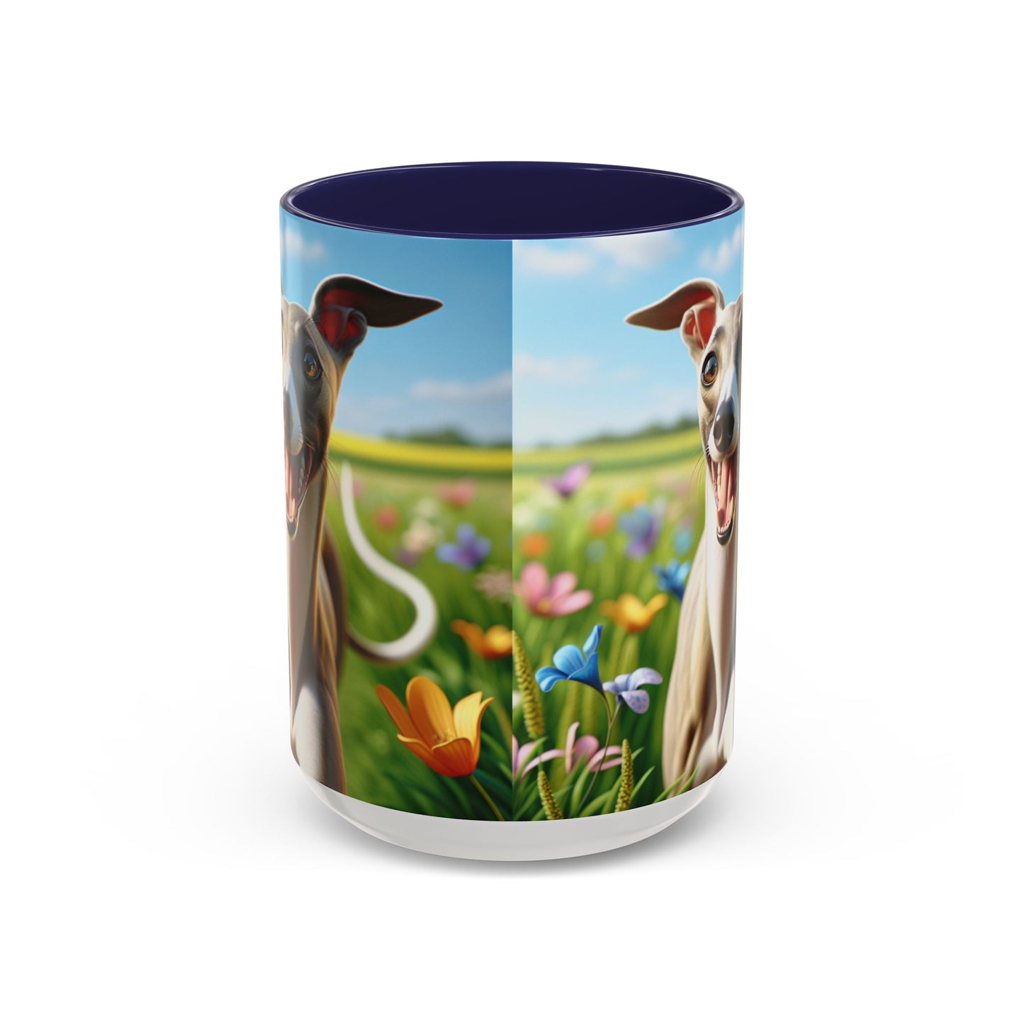 Whippet Accent Coffee Mug - Perfect Gift for Dog Lovers