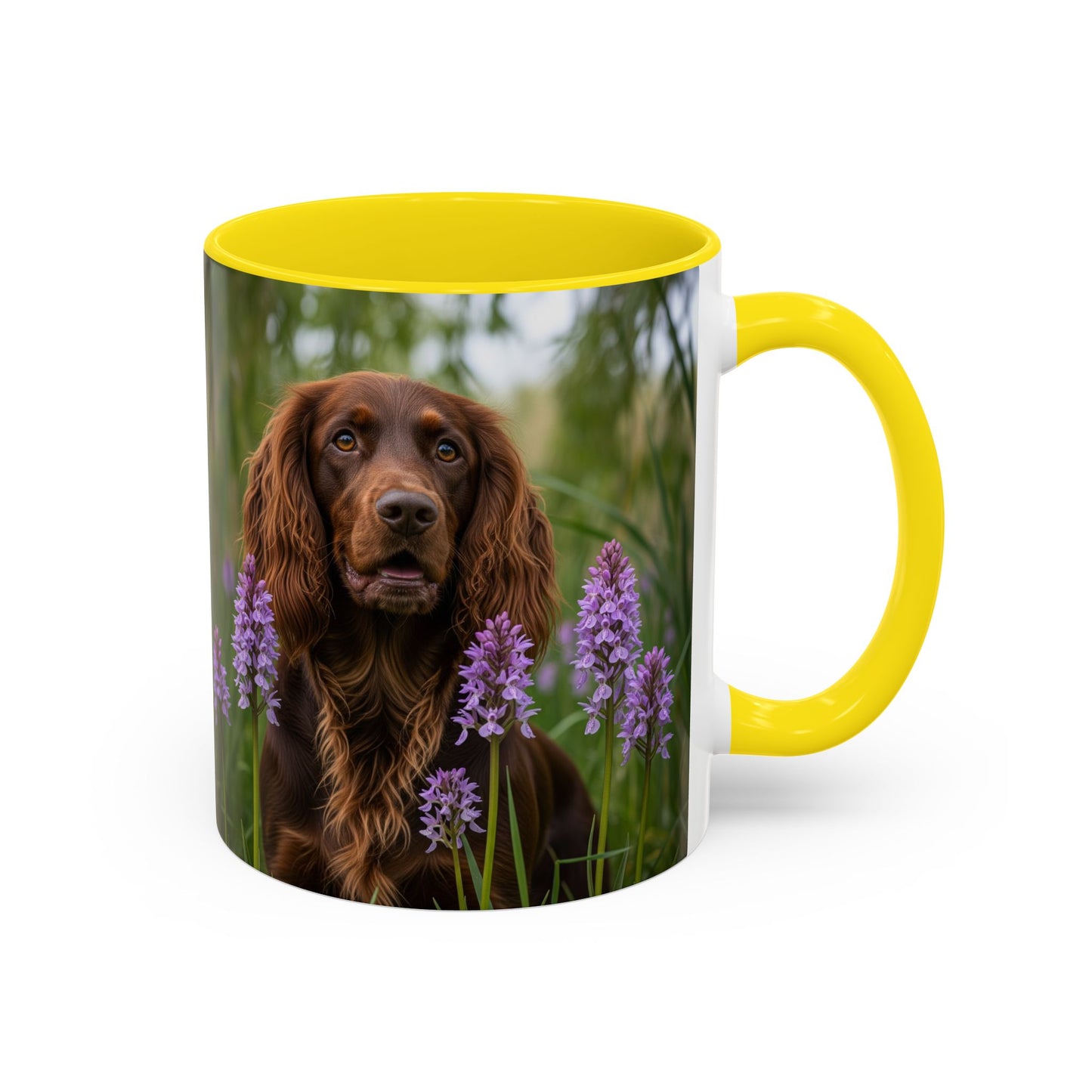Mug à café à motif épagneul Pont-Audemer - Cadeau idéal pour les amoureux des chiens