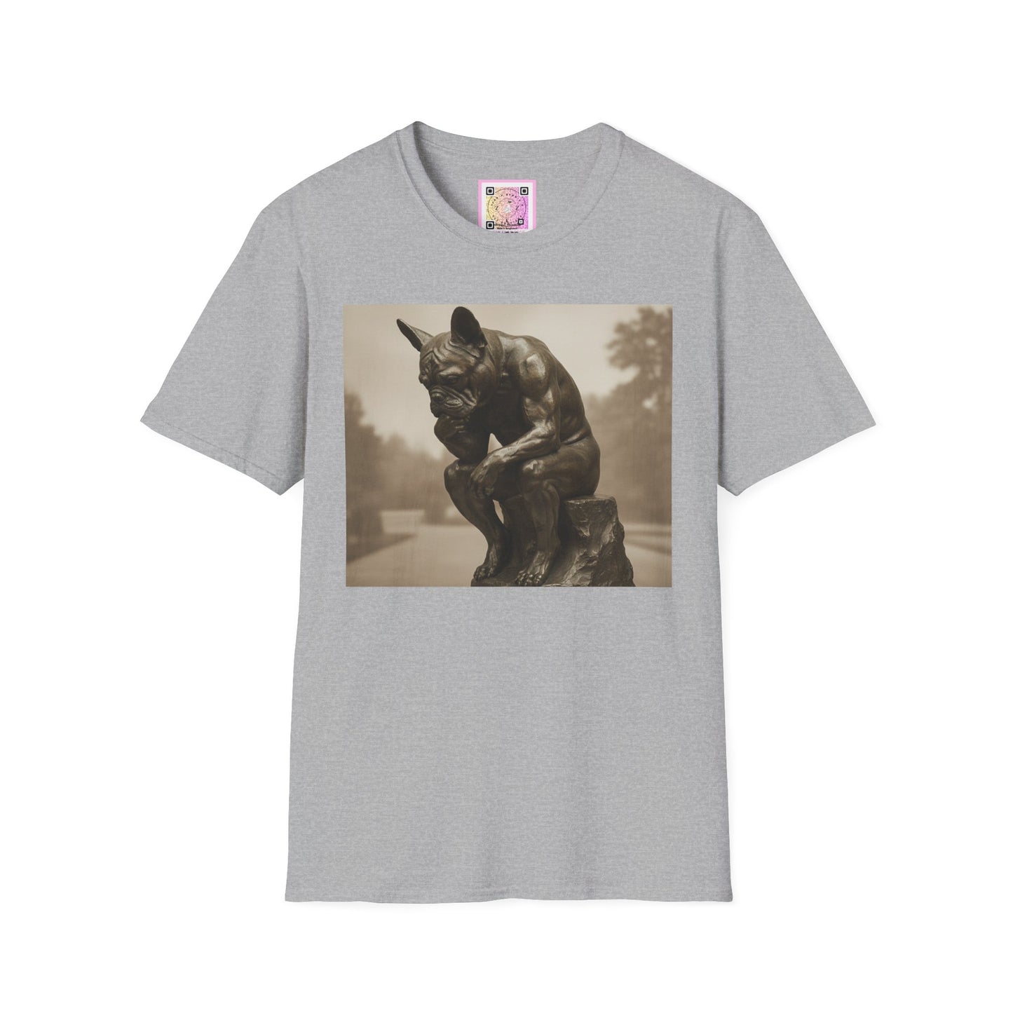 Canine Canvas Collection: Rodin Homage Tee Shirt