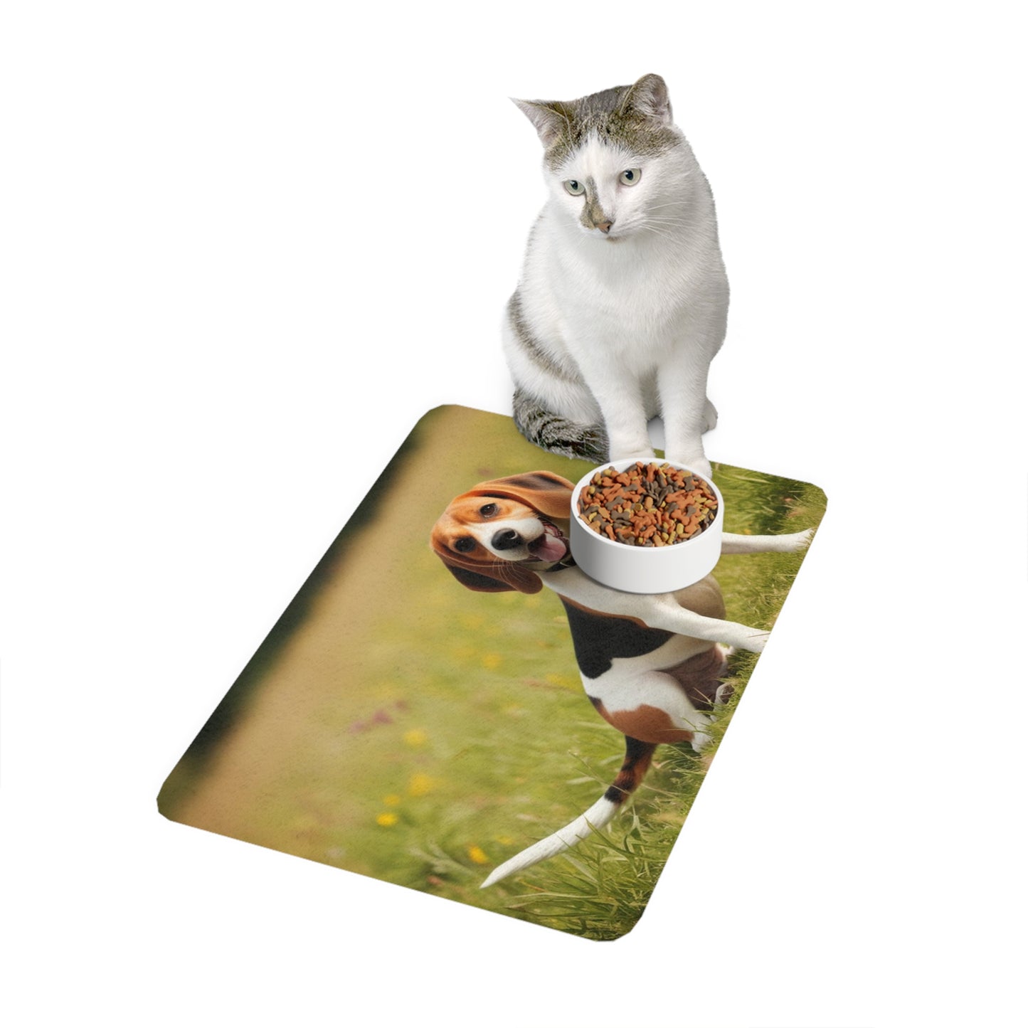 Pet Food Mat (12x18) - Beagle