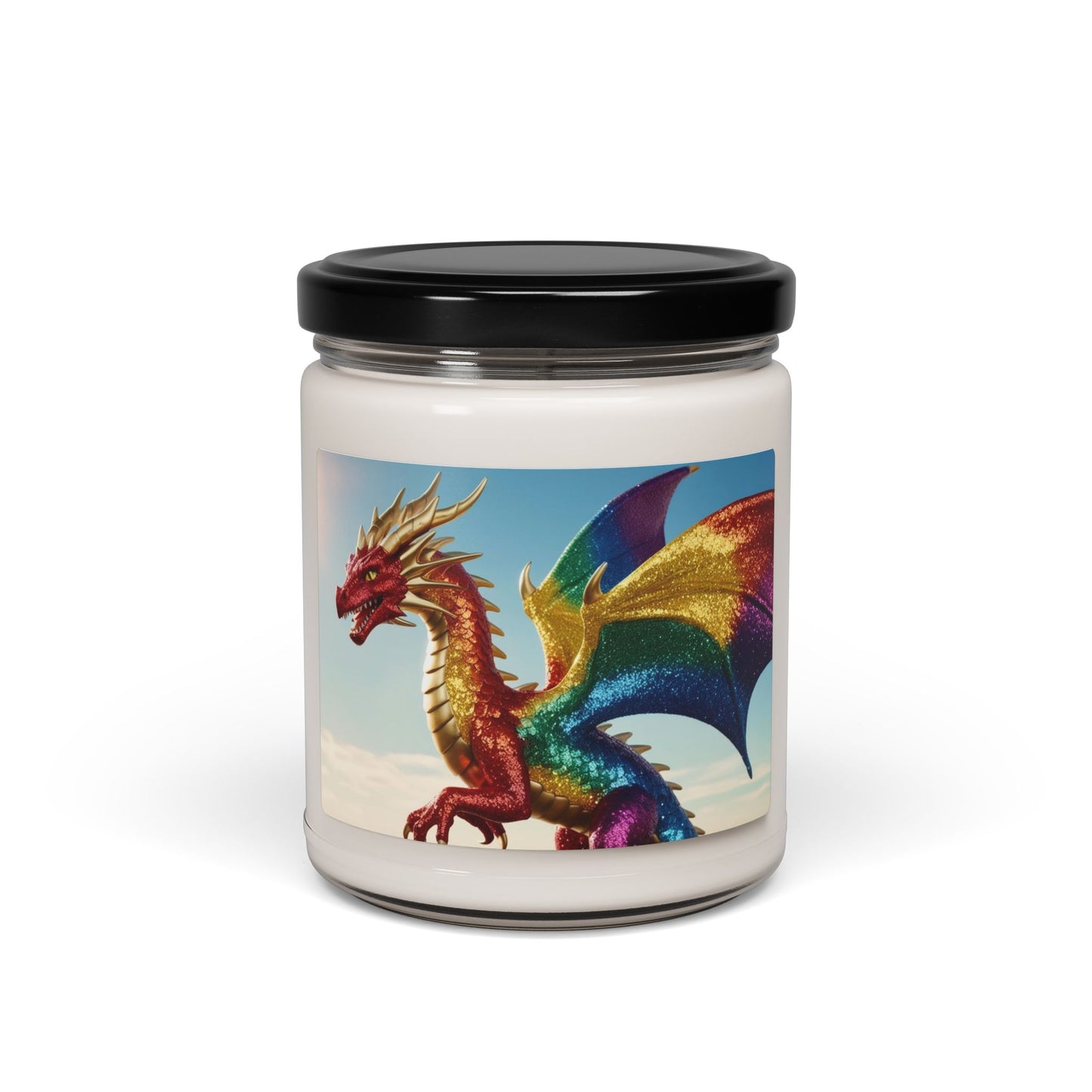 Rainbow Dragon- Scented Soy Candle, 9oz