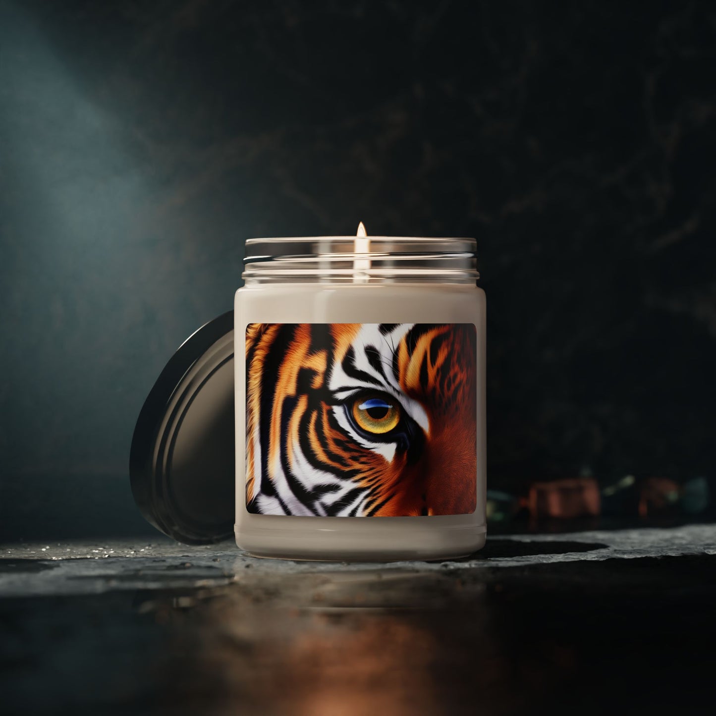 Close Up of a Tiger's Eye- Scented Soy Candle, 9oz