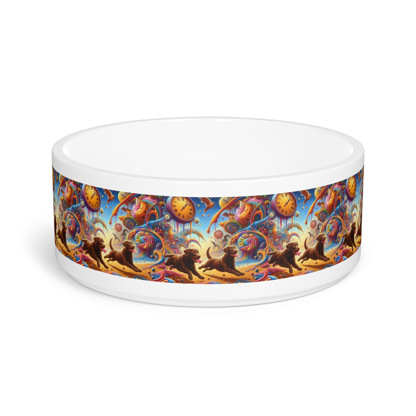 Chocolate Labrador Pet Bowl