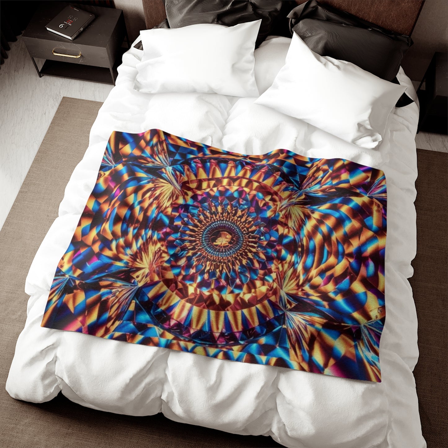 Sweat-shirt/couverture à illusion d'optique