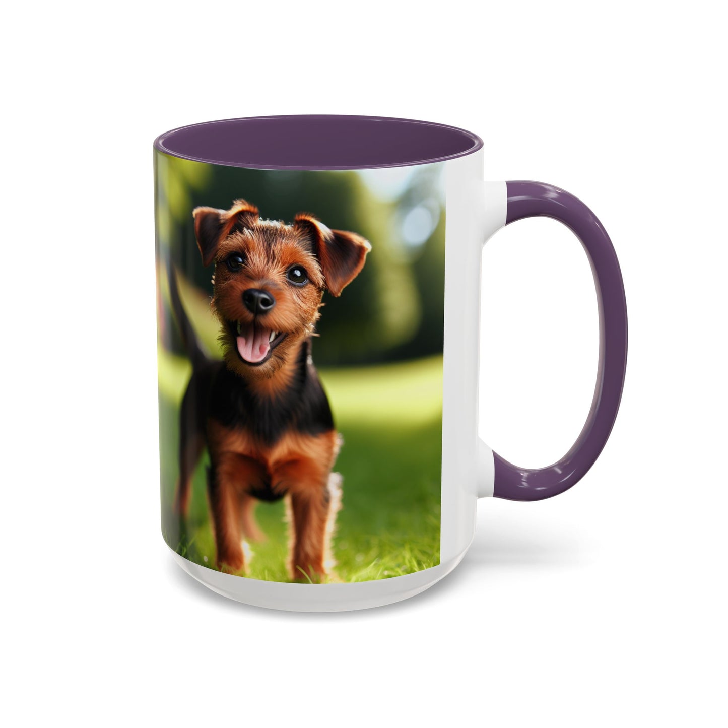 Deutscher Jagdterrier Accent Coffee Mug - Perfect Gift for Dog Lovers
