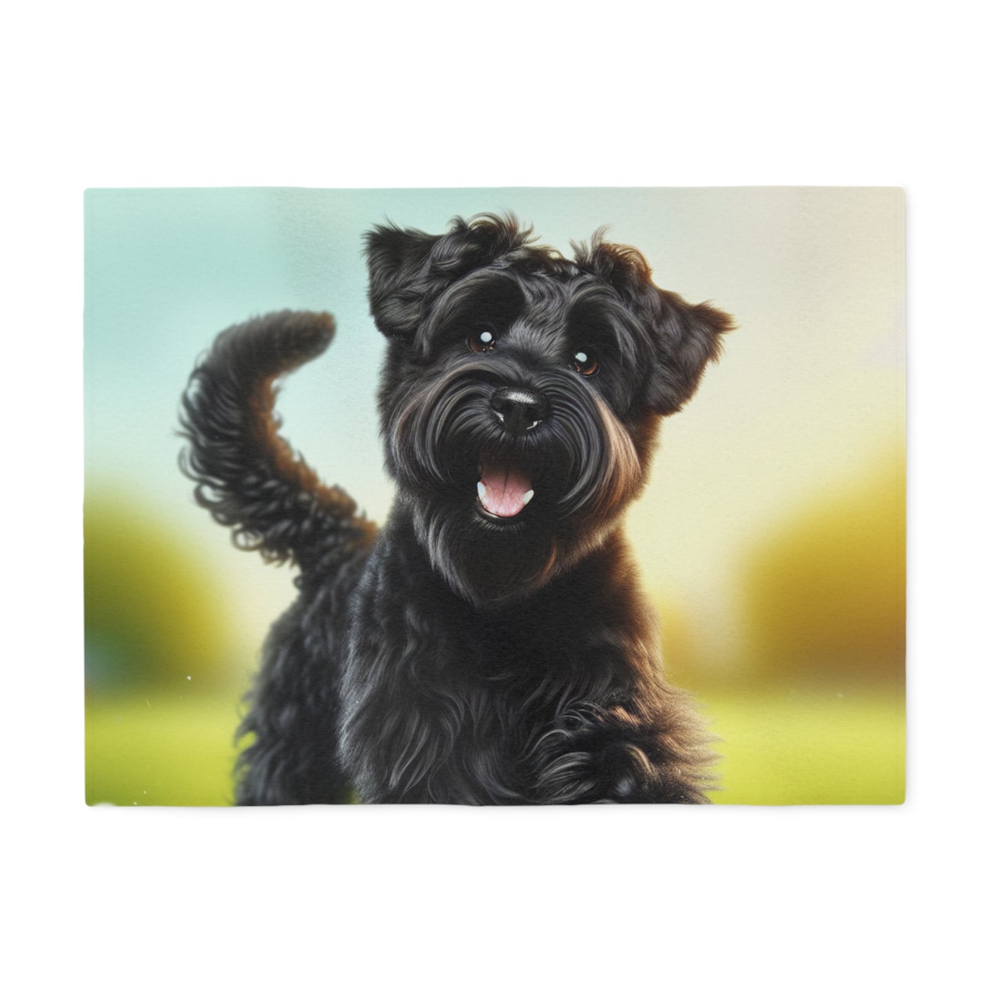 Russian Black Terrier Sweatshirt Blanket