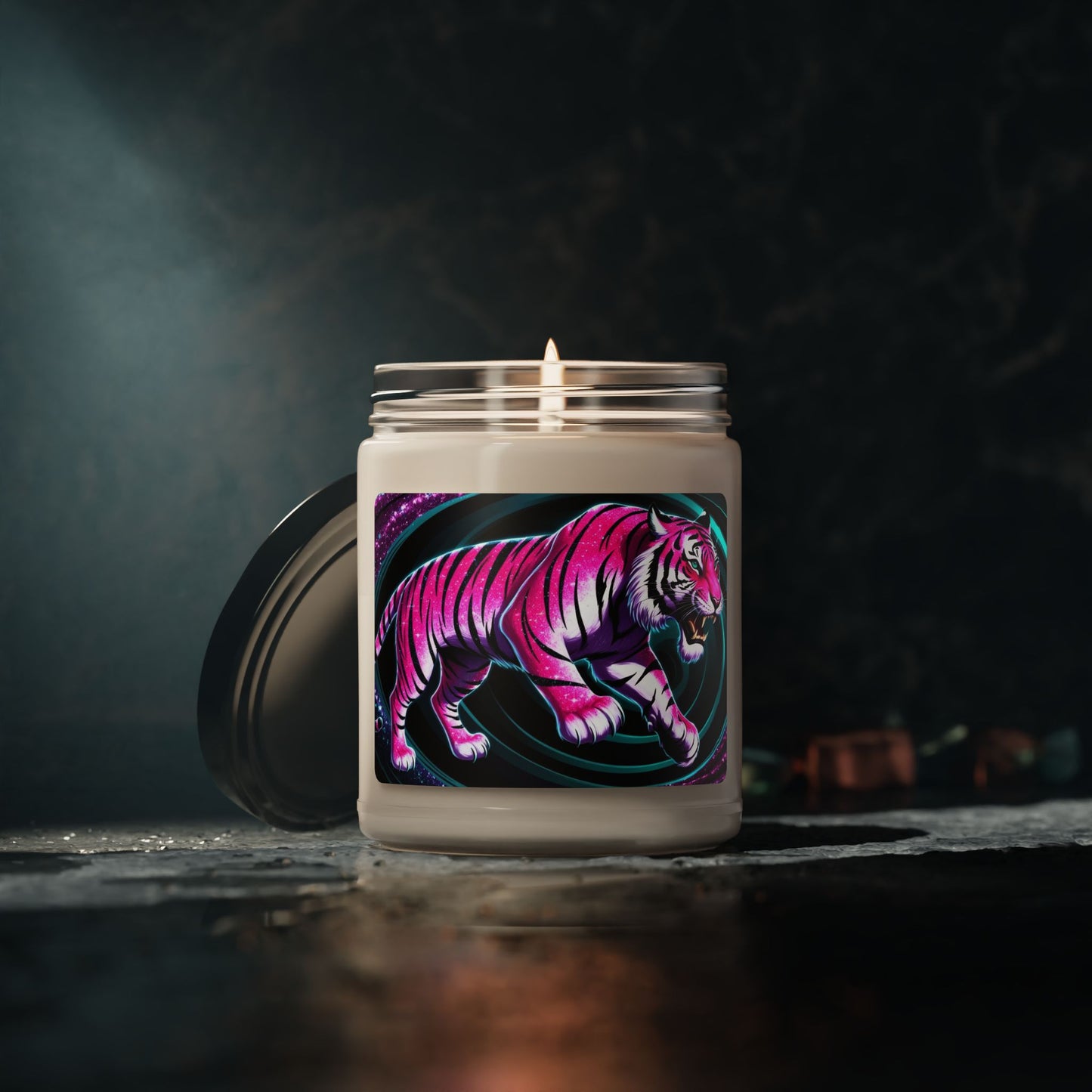 Psychedelic Tiger- Scented Soy Candle, 9oz