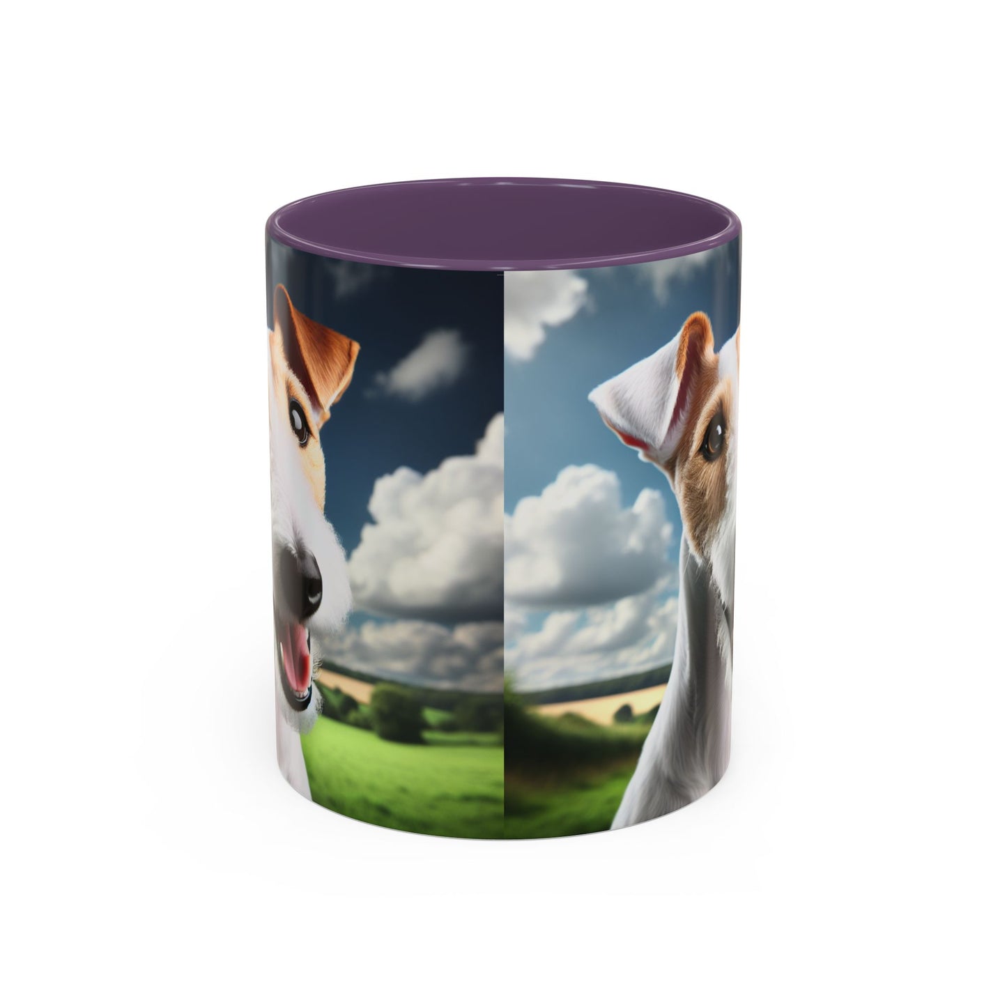 Taza de café con diseño de Fox Terrier de pelo liso: el regalo perfecto para los amantes de los perros.