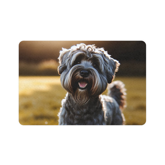 Pet Food Mat (12x18) - Cesky Terrier