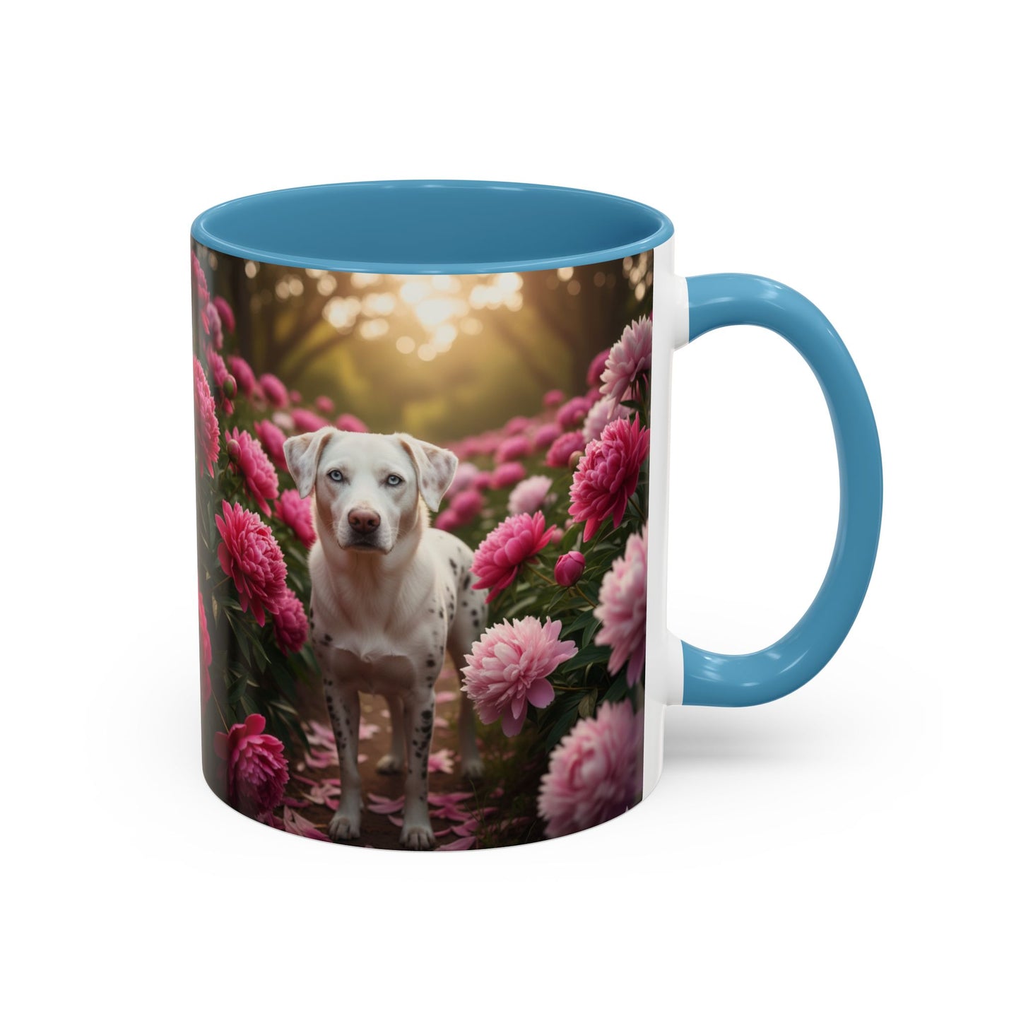 Catahoula Leopard Dog Accent Mug – Ceramic Coffee Cup