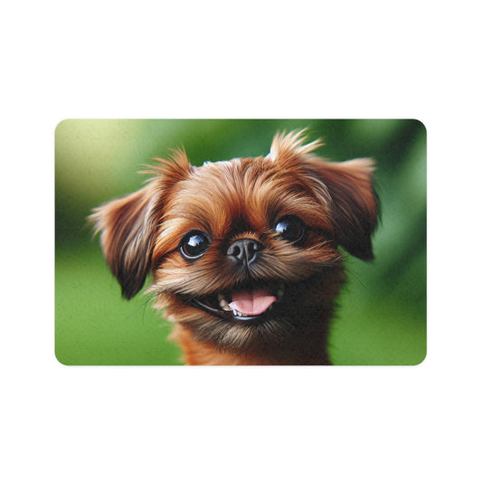 Pet Food Mat (12x18) - Brussels Griffon