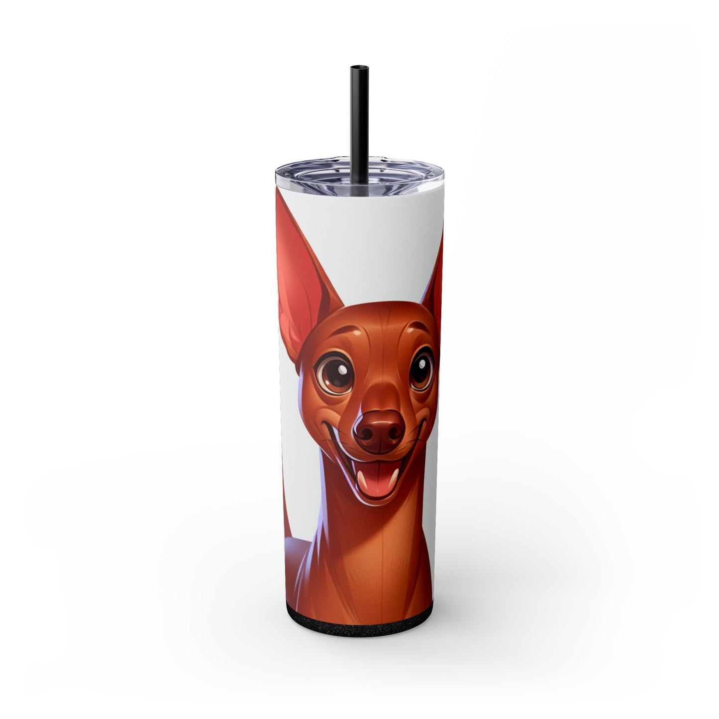 Vaso Cirneco dell'Etna con pajita, 20 oz