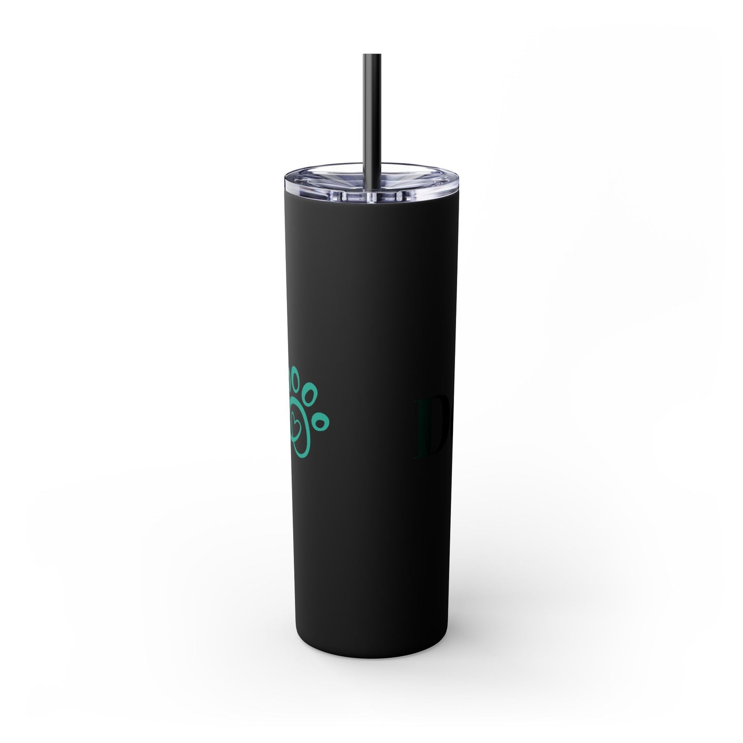Skinny Tumbler with Straw – 20 oz Stainless Steel Cup