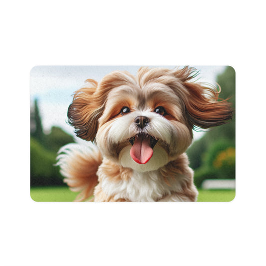 Pet Food Mat (12x18) - Lhasalier